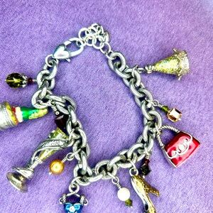 Brighton Vintage Celebrate Charm Bracelet